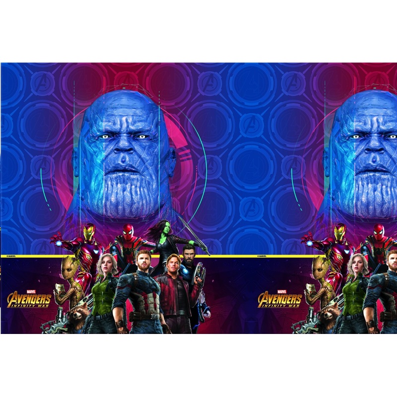 Avengers War tablecloth 1.8 x 1.2m