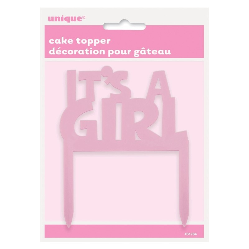 Baby Girl Emilia Cake Decoration Banner