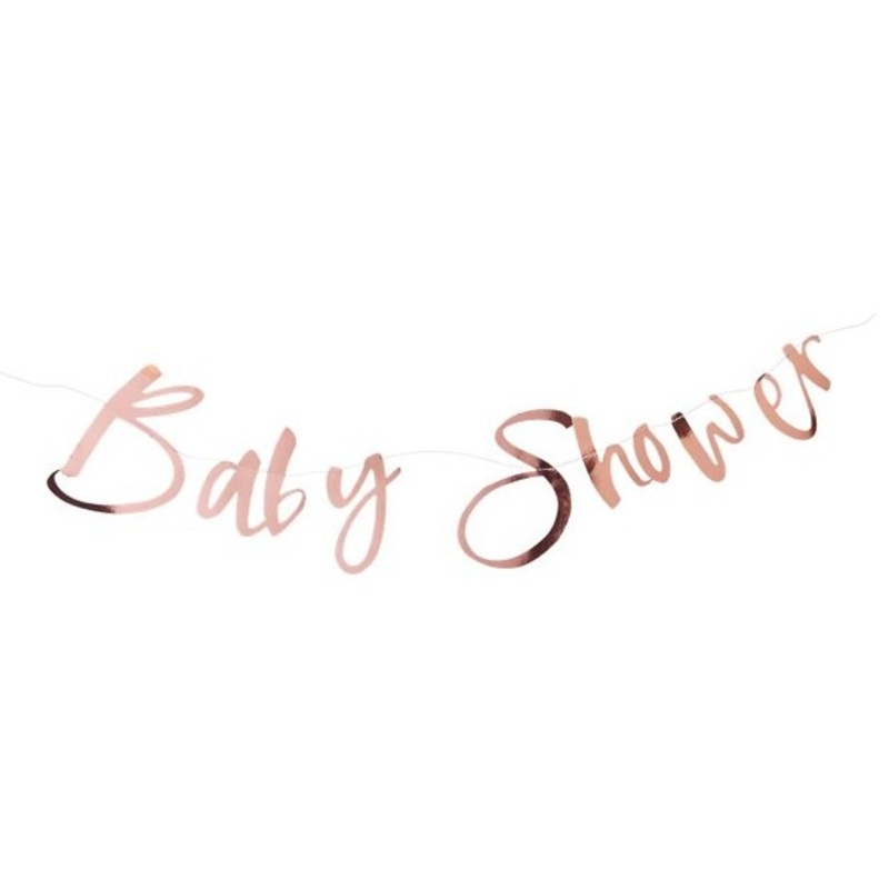 Baby shower garland rose gold 1.5m