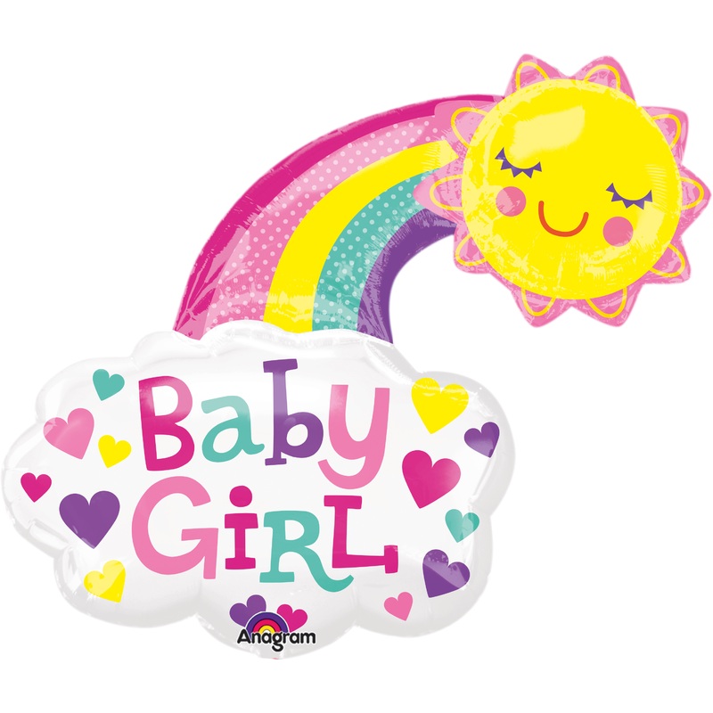 Foil balloon welcome little princess