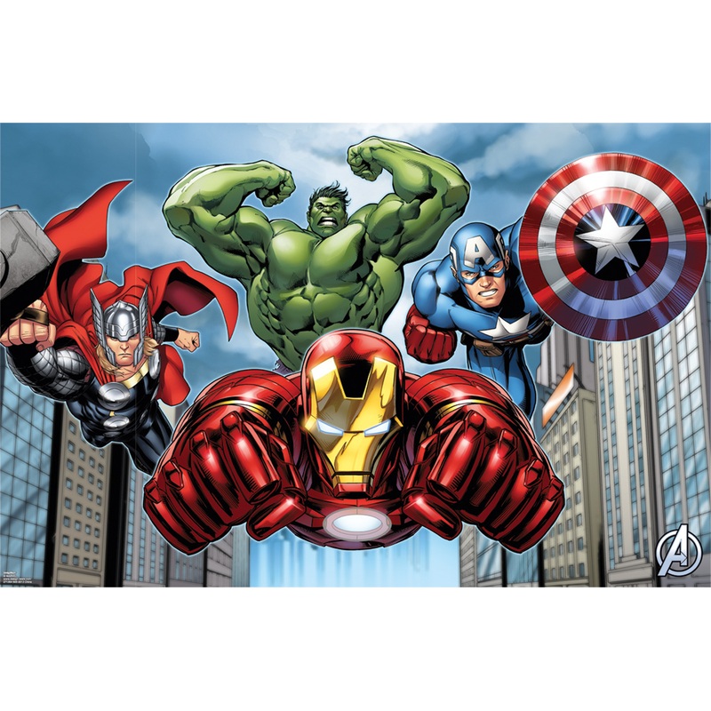 Marvel Avengers superhero party game 10 pieces