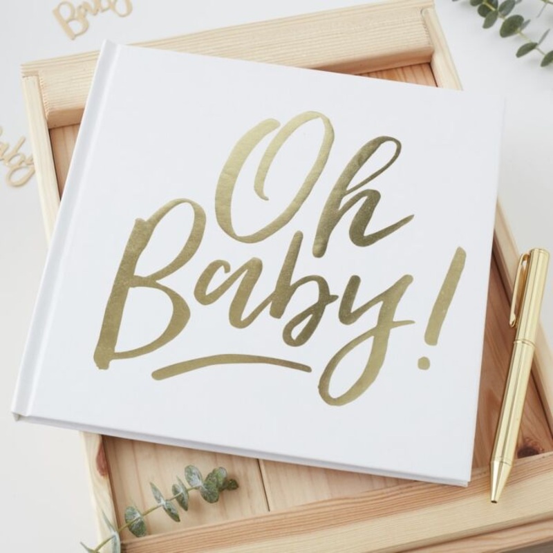 Oh baby guest book 21 x 21cm