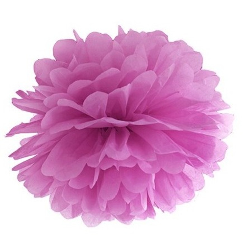 Pompon Romy lilac 25cm