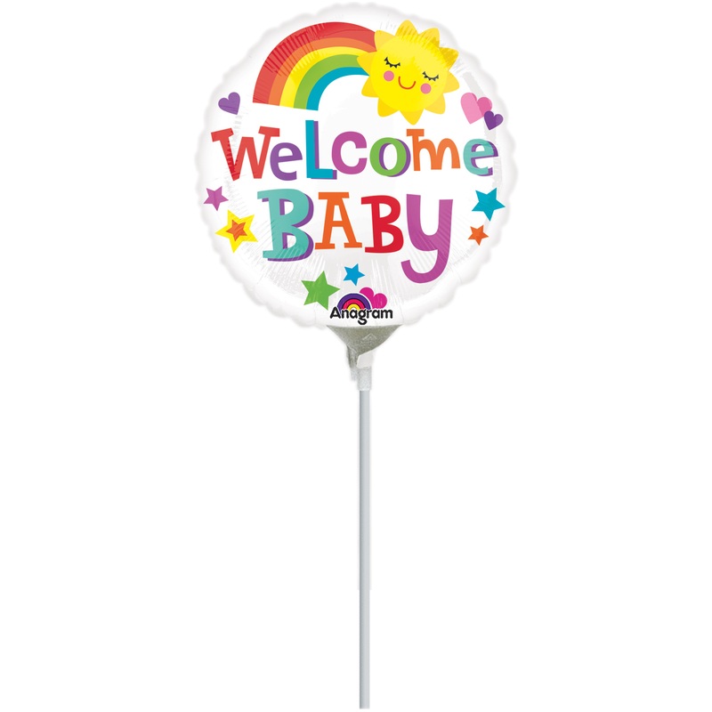 Stick balloon Welcome little sunshine