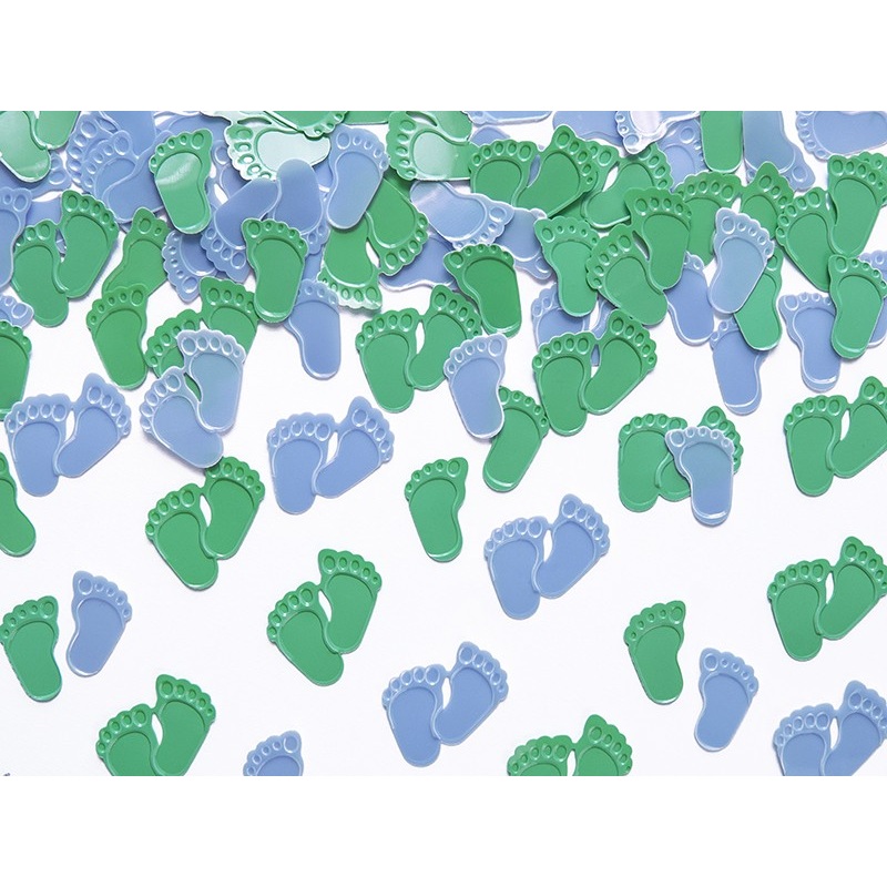 Sweet Baby Feet Confetti Green And Blue 15g