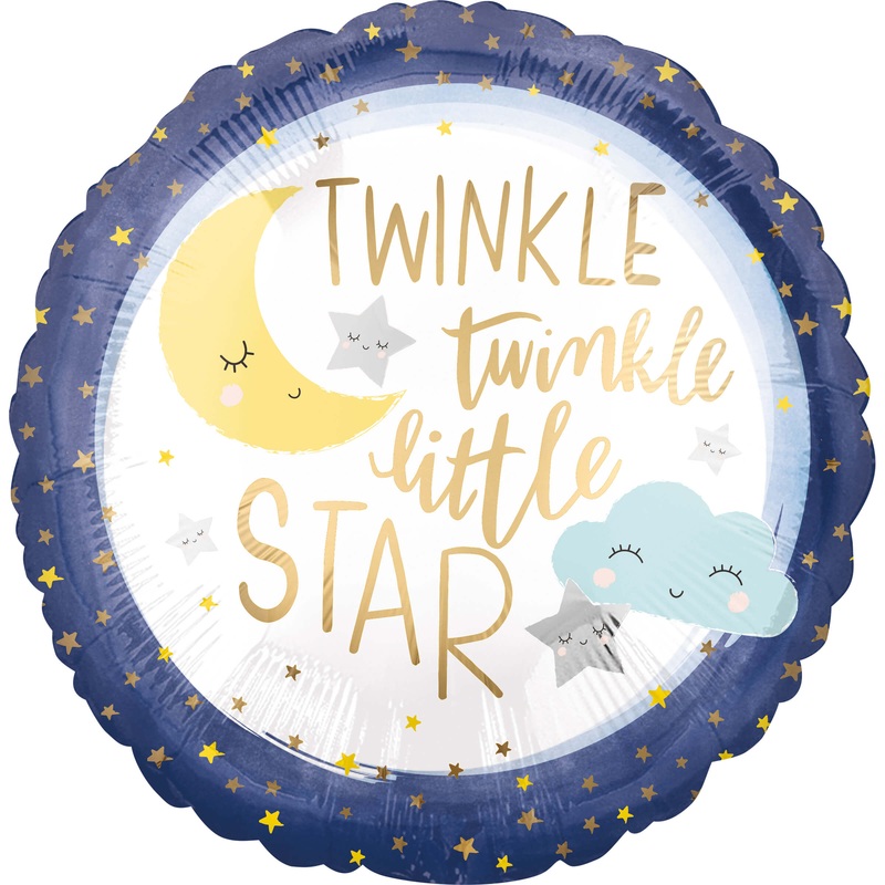 Twinkle Little Star foil balloon 45cm