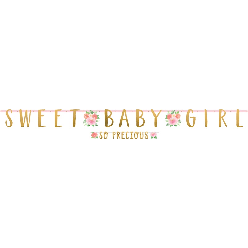 2 sweet baby girl garlands