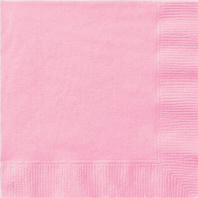 20 napkins Vera light pink 25cm