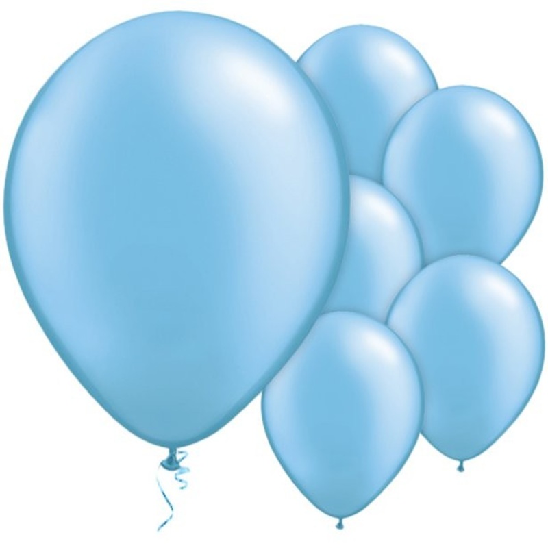 25 baby blue balloons Passion 28cm