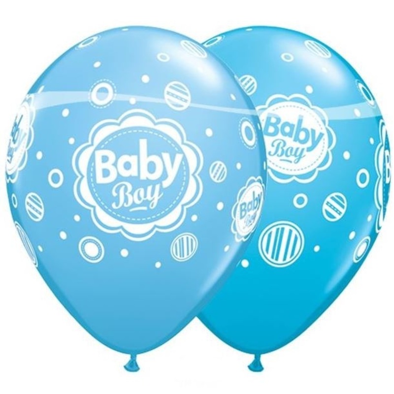 25 balloons Baby Boy 27cm