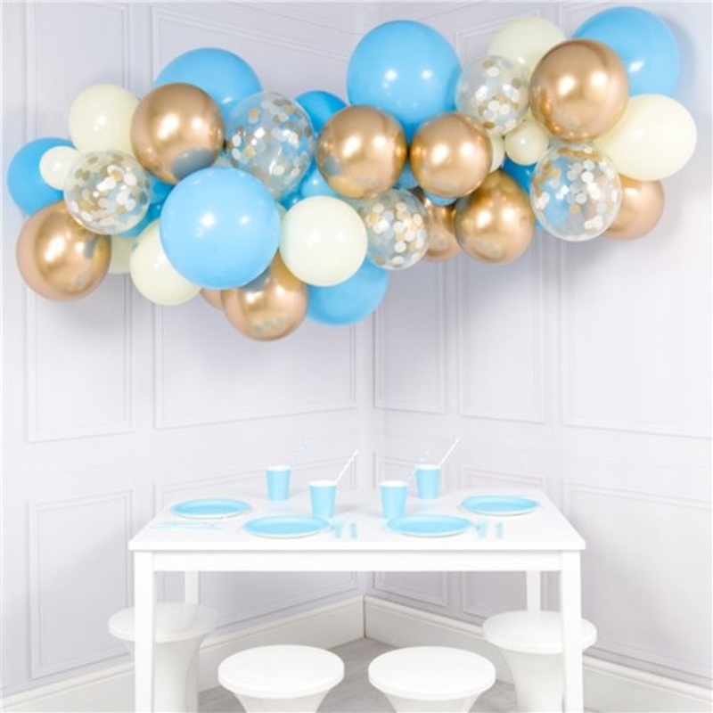 Balloon garland blue-gold