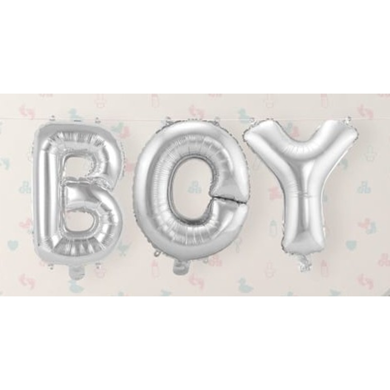 Foil balloon BOY set 3 pieces