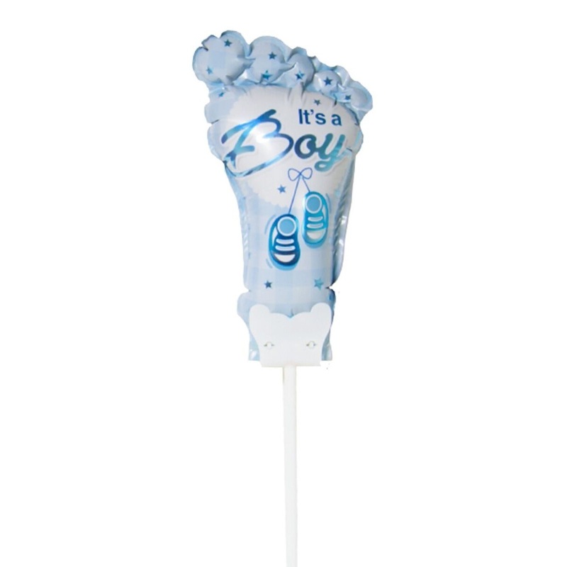 Foil balloon foot Its a Boy blue
