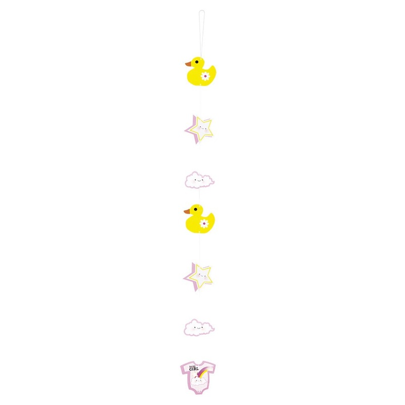 Girl baby shower hanging decoration