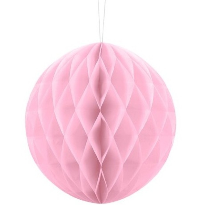 Honeycomb ball Lumina light pink 20cm