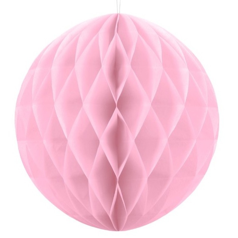Honeycomb ball Lumina light pink 40cm