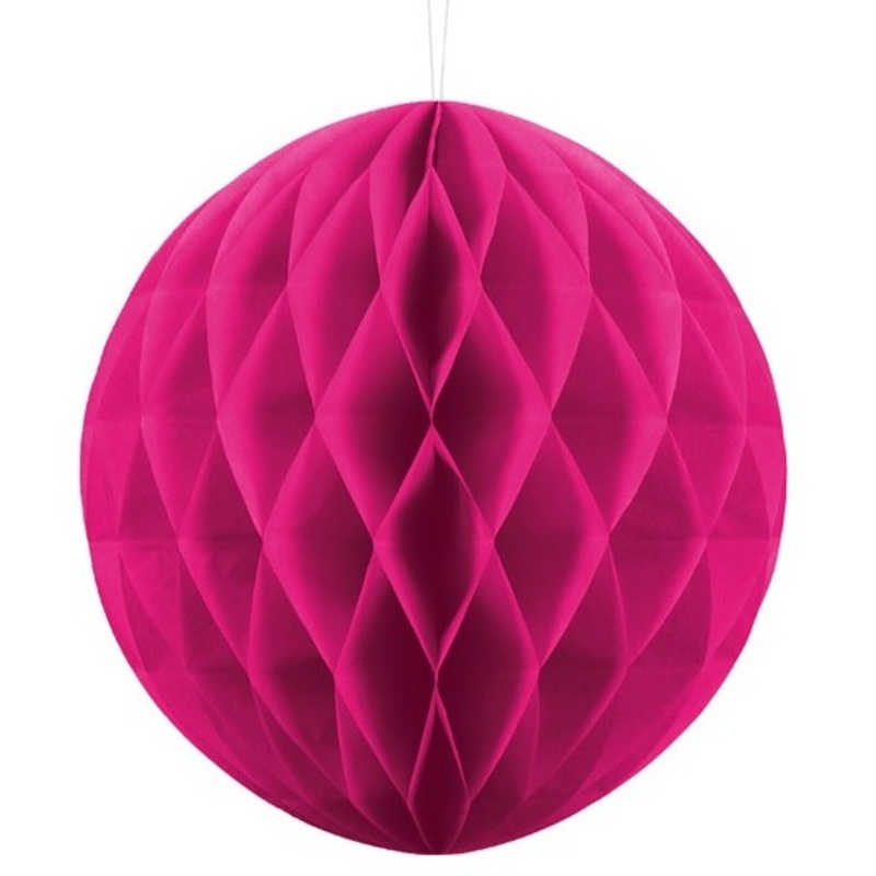 Honeycomb ball Lumina magenta 30cm