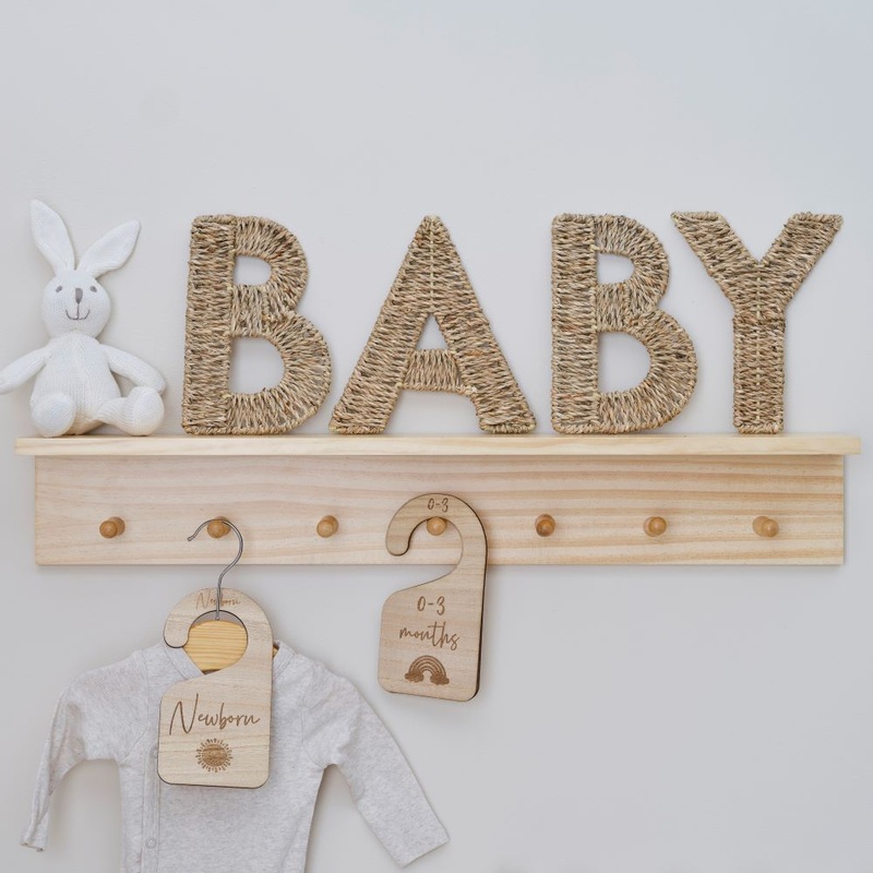 Natural baby wall decoration