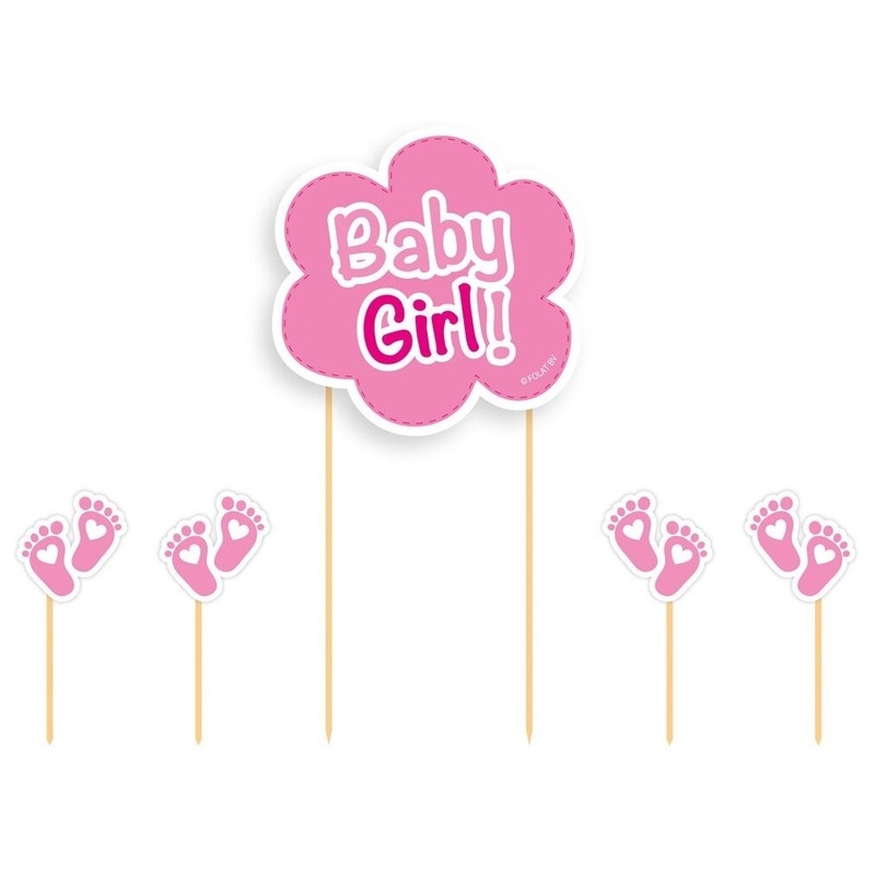 Pink Muffin Pins Baby Girl
