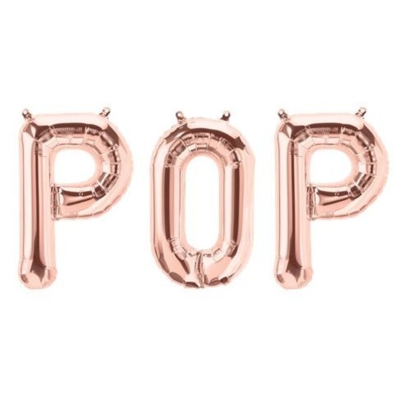 Rose gold POP foil balloon 86cm