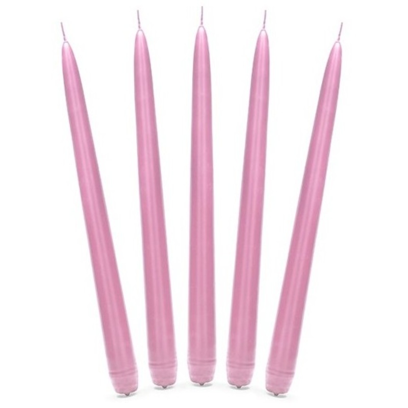 10 candles Firenze pink 24cm