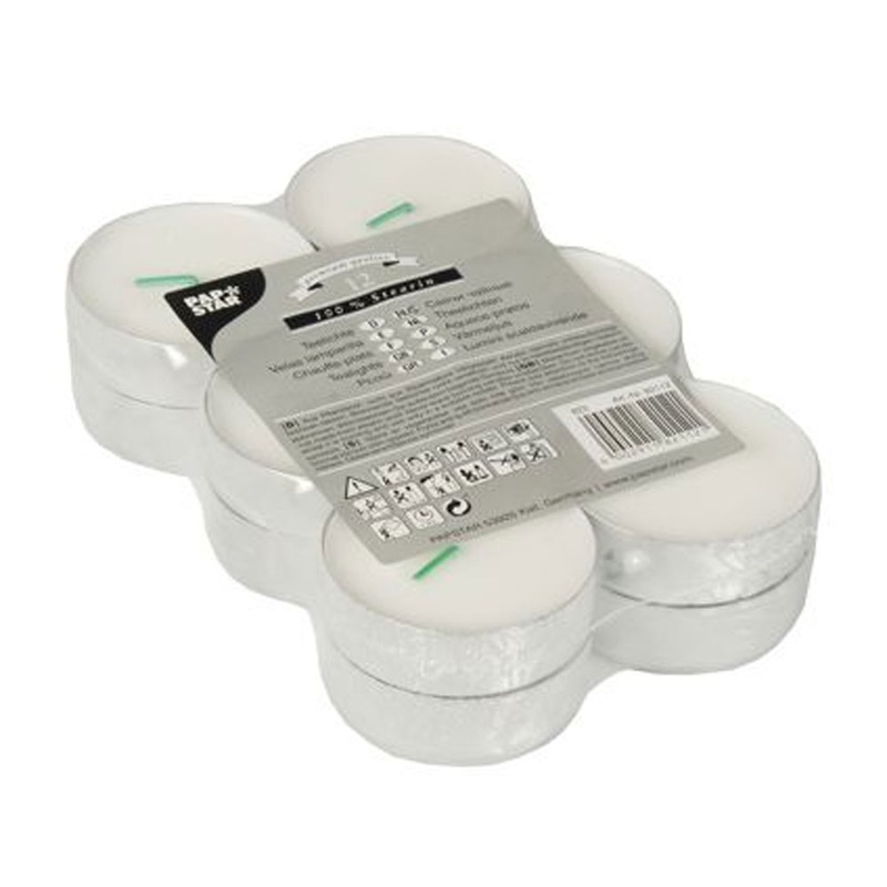12 large teaspoons 59mm white