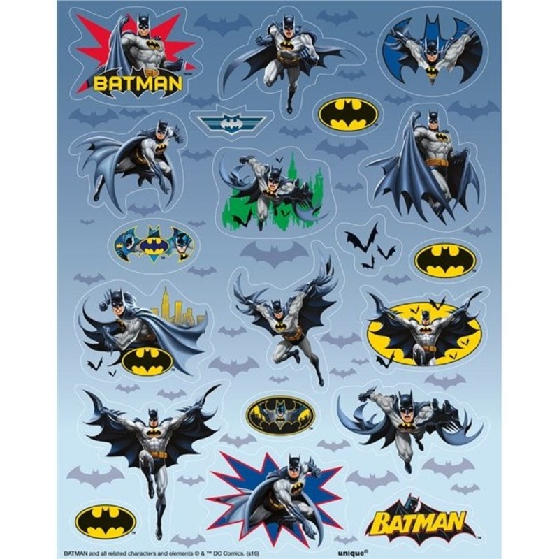 4 Batman Hero sticker sheets