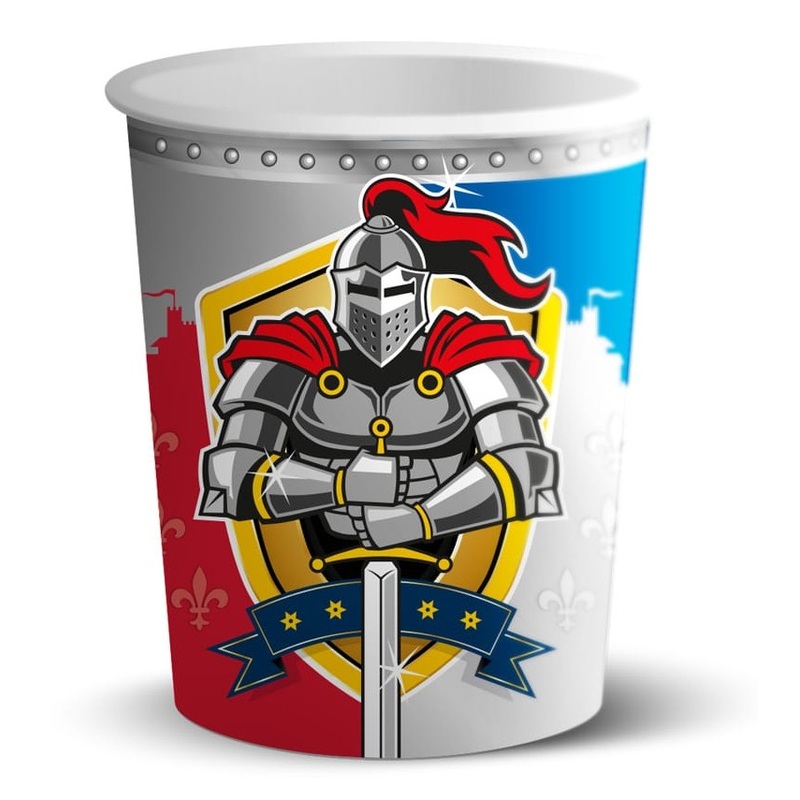 8 cups knight coat of arms 250ml