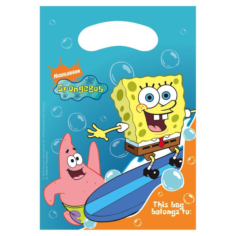 SpongeBob Fun gift bags 6 pack