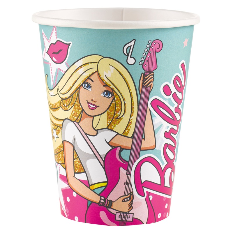 Superstar Barbie With Guitar Paper Cup 266ml