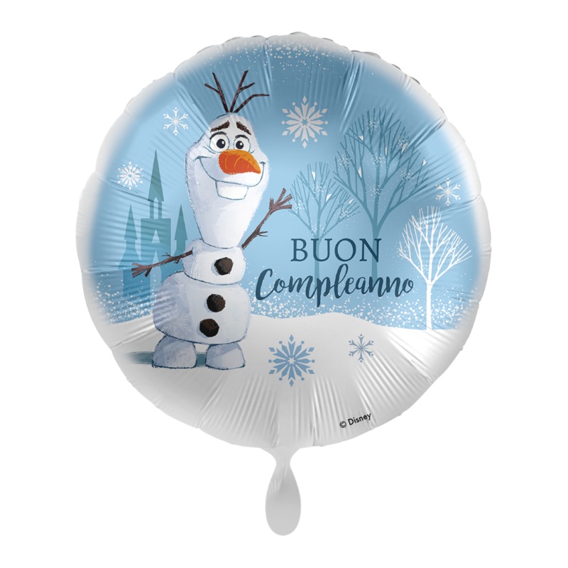 Wave Olaf birthday balloon - IT 45cm