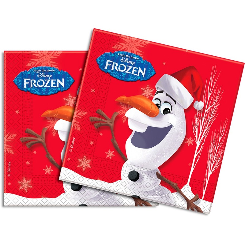 20 Olaf's Christmas miracle napkins 33cm