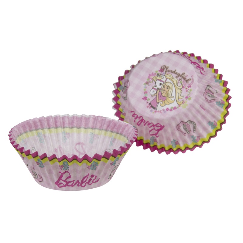50 pack Barbie muffin form 5x2.5cm