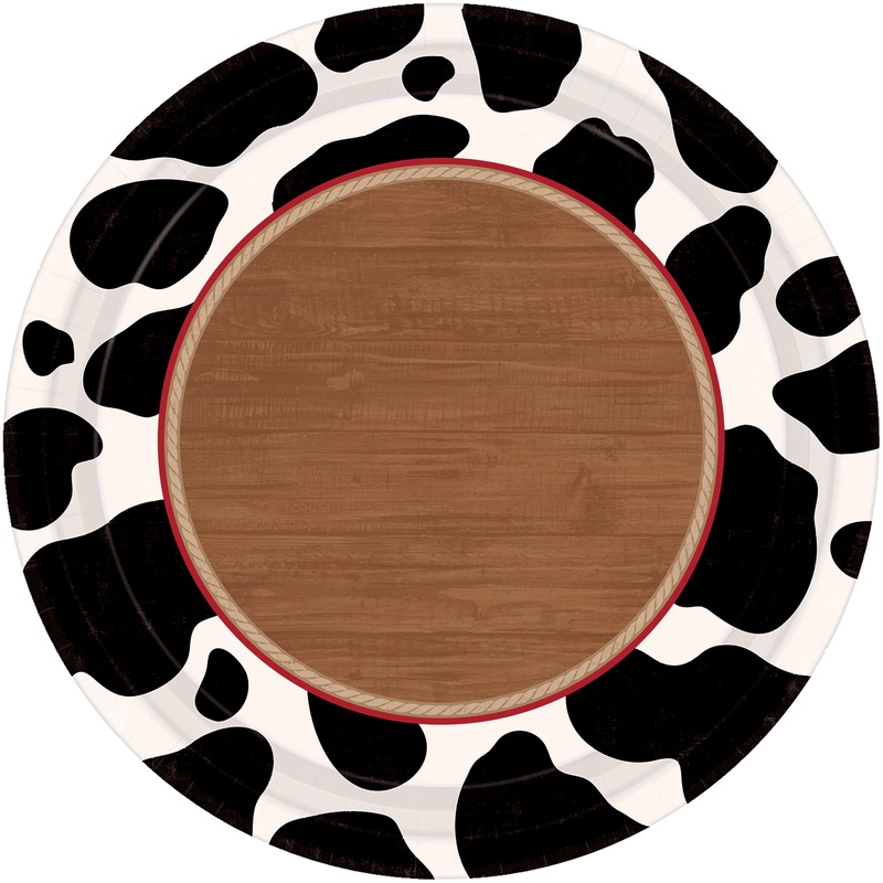 8 country party plates 26.6cm