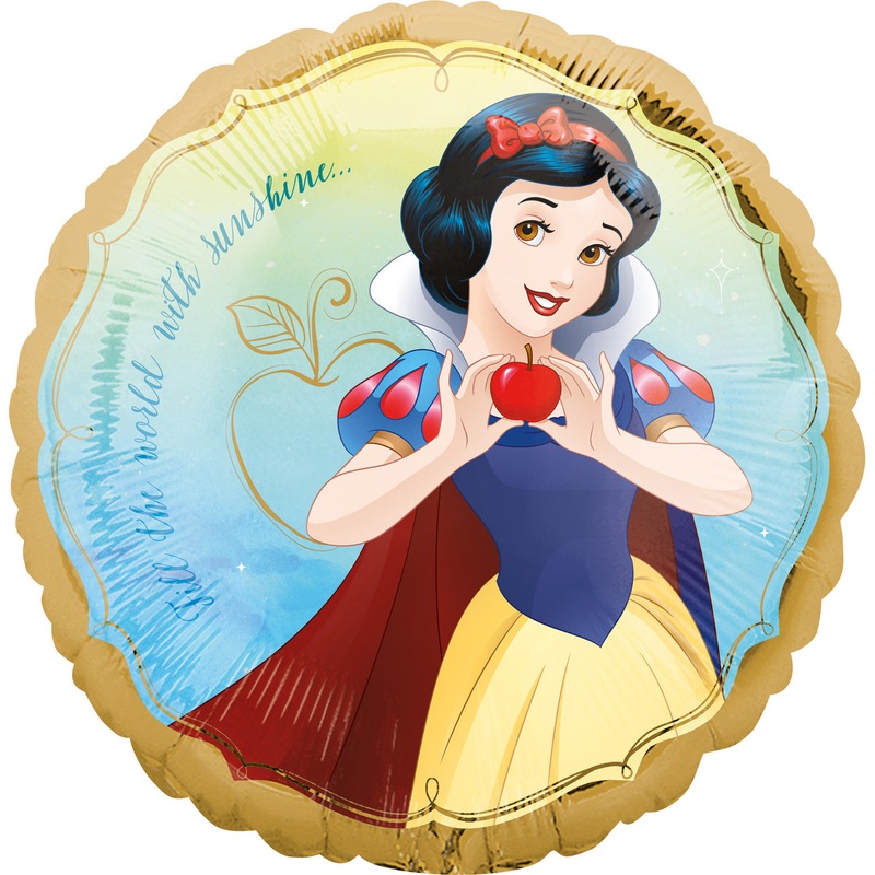 Snow White Foil Balloon Sunshine 45cm