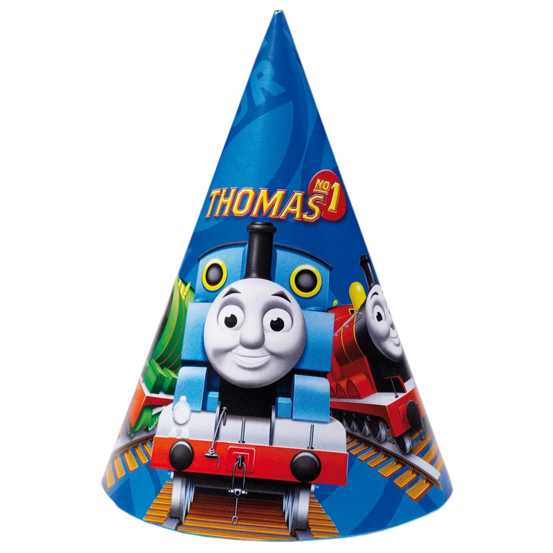 Thomas The Tank Engine Party Hat Set of 6