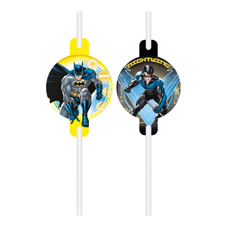4 Batman Superpower FSC straws