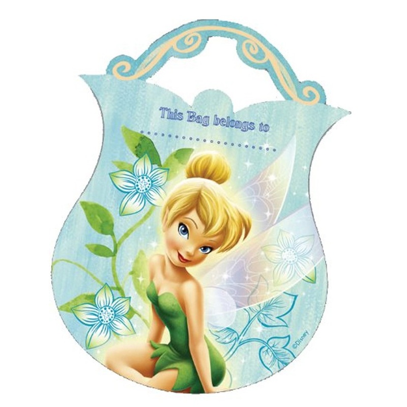 6 Tinkerbell flower magic gift bags