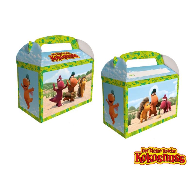8 little dragon coconut gift boxes