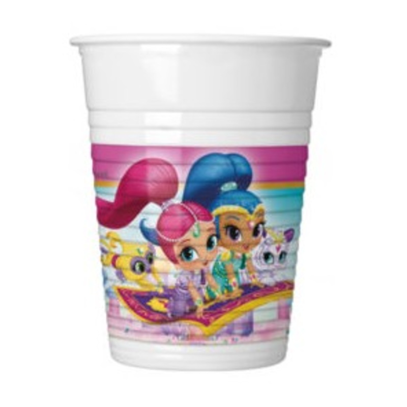 8 Magical Shimmer & Shine cups