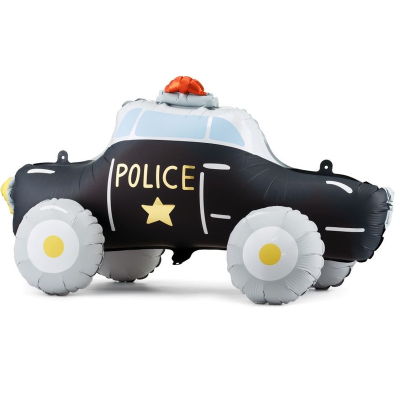 Standing Foil Balloon Police Car 90 x 41cm