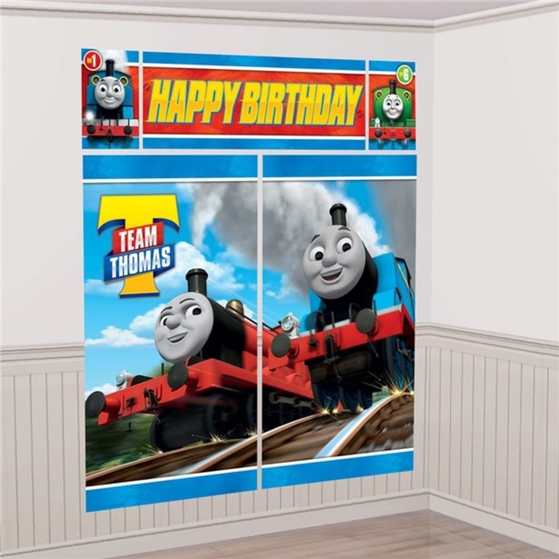 Thomas Fast Friends wall backdrop