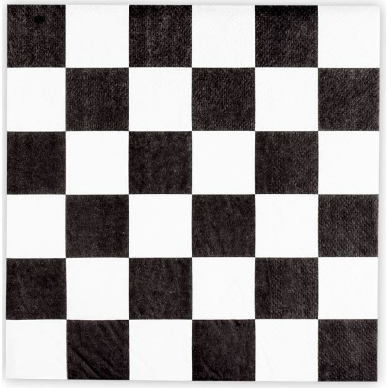 20 Motor Race napkins 33cm