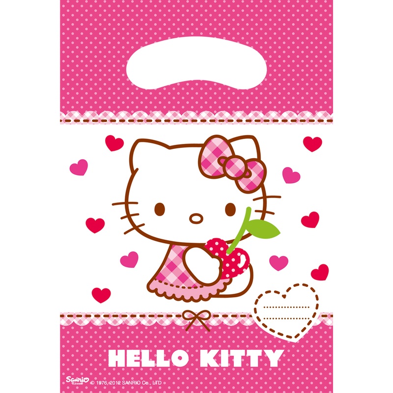 6 Hello Kitty Sweet Cherry gift bags