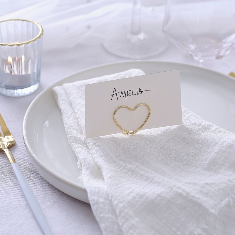 6 place card holders Modern Luxe