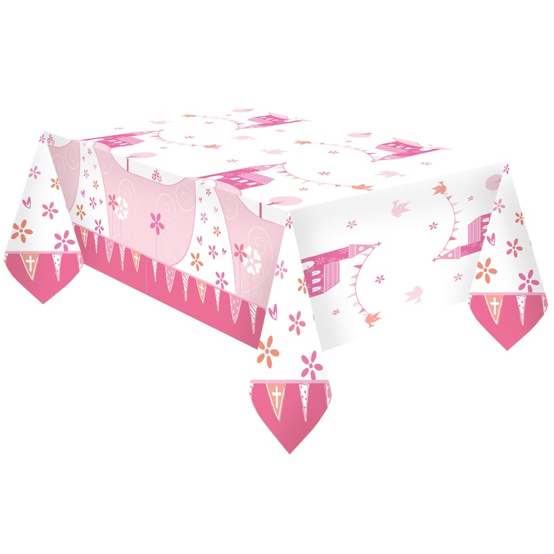 Communion tablecloth pink 1.2 x 1.8m