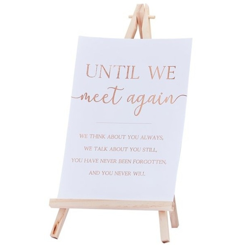 Memorial plaque easel 30cm