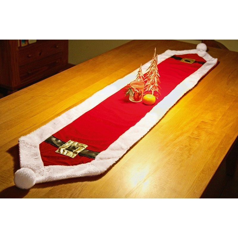 Santa's robe table runner 1.65mx 32cm