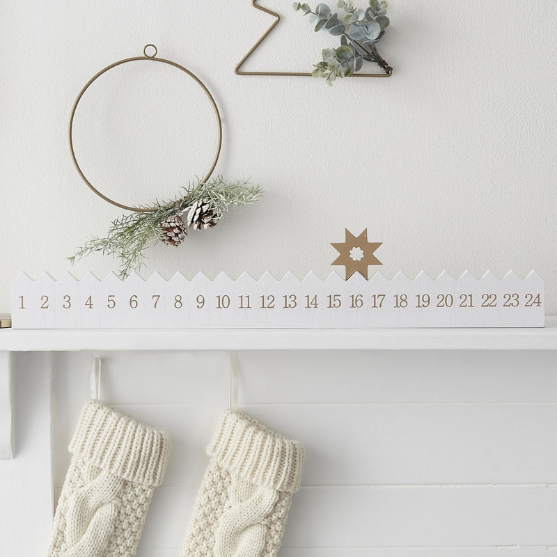 Star knife advent calendar 60cm