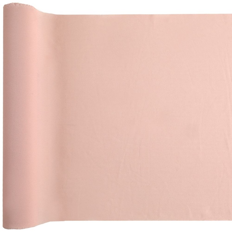 Table runner Crepe Pink 35cm x 3m